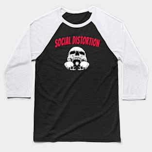 Social distortion skull design Baseball T-Shirt